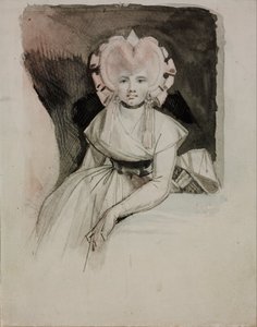 アーティストの妻の肖像 作： Johann Heinrich Füssli